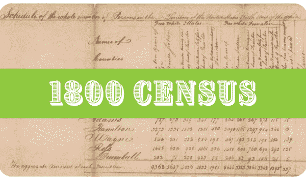 1800 Census Records 1800 Census Records