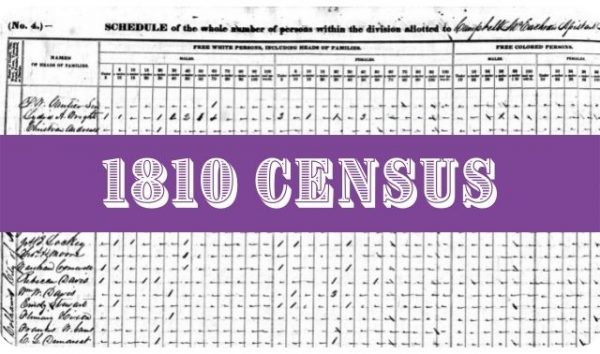 1810 Census Records 1810 Census Records