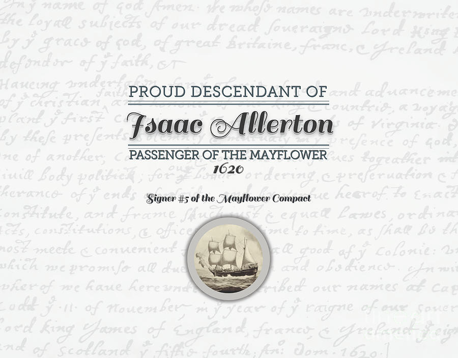 Isaac Allerton Mayflower Branch List Isaac Allerton Mayflower Branch List